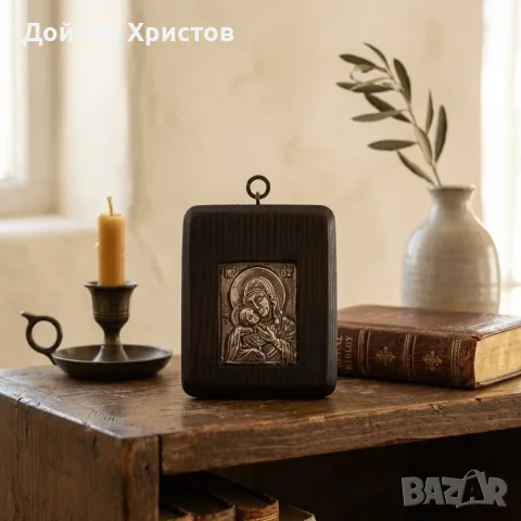 Богородица с младенеца , снимка 2 - Икони - 56124048