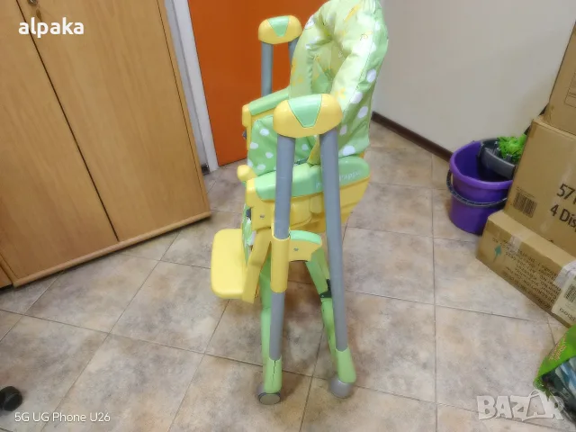 Детско столче за хранене Peg Perego Prima Pappa (My Friends Verde), снимка 10 - Столчета за хранене - 56144825