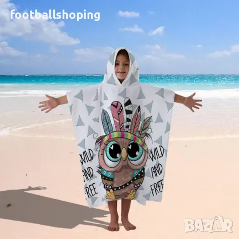 Детски пончовци - 11 варианта, снимка 6 - Хавлии и халати - 49543884