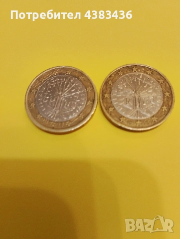 монети от 1 евро, снимка 4 - Нумизматика и бонистика - 53417820