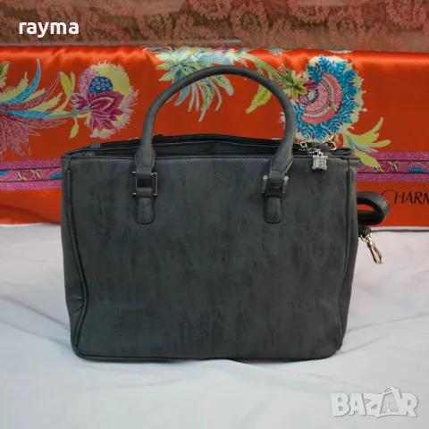 Нова сива дамска чанта Laura Biagiotti, снимка 3 - Чанти - 47989287