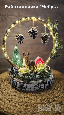 Коледна приказка върху дърво