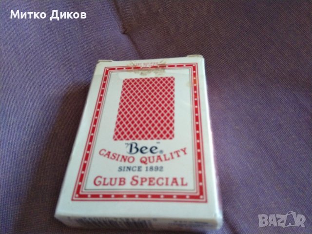 Bee club special playing cards #92 карти за игра 52+3 нови пластик 100% американски в кутия, снимка 12 - Карти за игра - 39160906