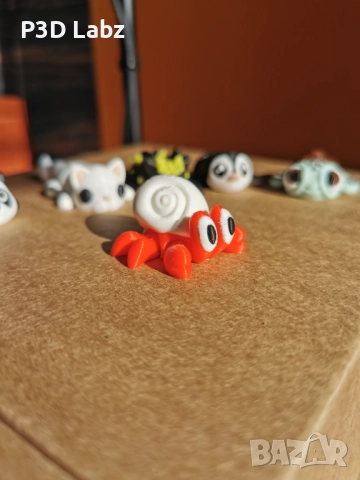 Комплект от 6 забавни 3D принтирани фигурки (Flexi), снимка 2 - Фигурки - 52510237