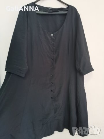 СТРАХОТНА ЕФИРНА РОКЛЯ-РИЗА 2XL-3XL, снимка 4 - Рокли - 42224970