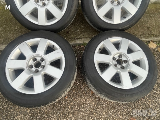 Джанти 16" 5х100 с гуми 205/55/16 Skoda,VW,Seat,Audi, снимка 4 - Гуми и джанти - 52342802