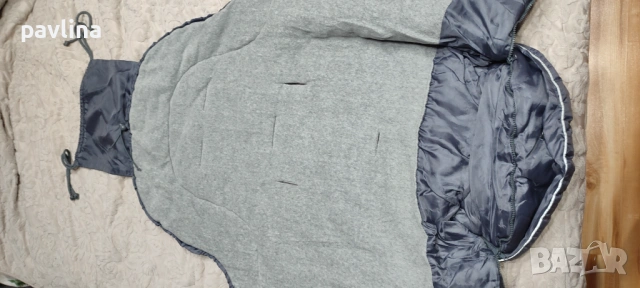 Зимен чувал за бебешка количка.