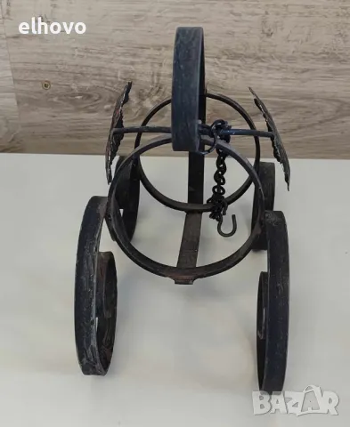 Стойка за вино от ковано желязо, снимка 7 - Антикварни и старинни предмети - 49189920