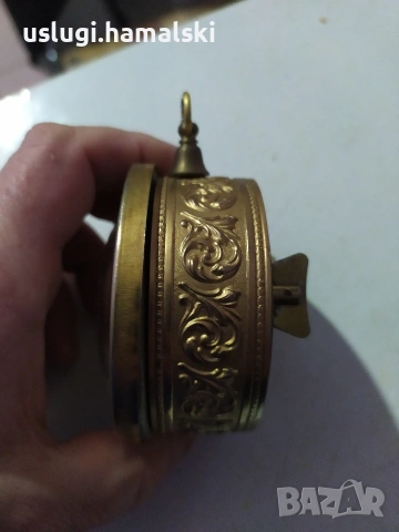 Стар немски настолен часовник, снимка 5 - Антикварни и старинни предмети - 53297386