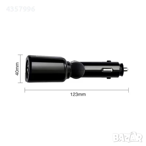 Трансмитер с блутут и волтметър, PG149, снимка 4 - Аксесоари и консумативи - 50463247