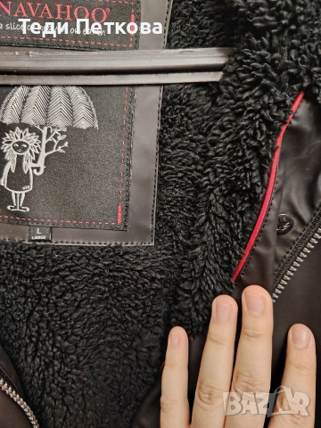 Дамско зимно яке с топла подплата, снимка 2 - Якета - 53845465