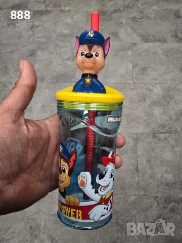 чаши бутилки със сламки , снимка 2 - Други стоки за дома - 50104861