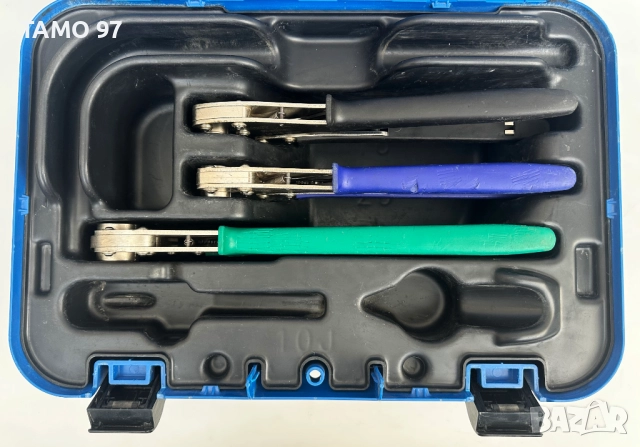 Geberit Mepla - Комплект ръчни преси за пресоване на фитинги / тръби, снимка 2 - Други инструменти - 52778150