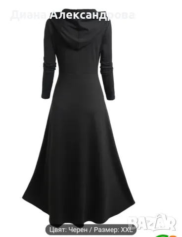 Дълъг суичър в готик стил, снимка 4 - Суичъри - 49726114