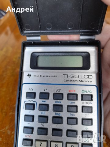 Стар калкулатор Texas Instruments TI-30, снимка 3 - Други ценни предмети - 40255438