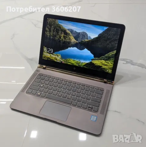 HP Spectre 13-V i7-7500U 8GB 512GB NVMe подсветка, снимка 1