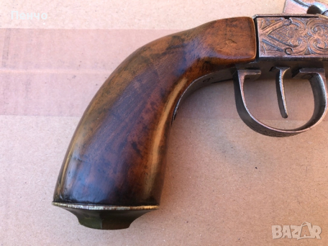 старинен капсулен пистолет, снимка 7 - Антикварни и старинни предмети - 45249870