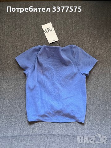 Zara crop top къса блуза, снимка 4 - Корсети, бюстиета, топове - 39908730