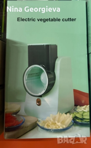 Мултифункционална електрическа резачка-ренде за зеленчуци, снимка 8 - Други - 52468442