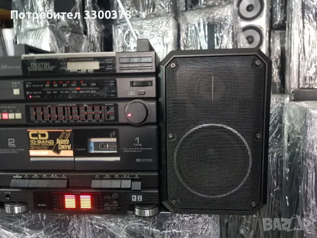 sharp  cd.x9h  bk, снимка 5 - Радиокасетофони, транзистори - 50430220