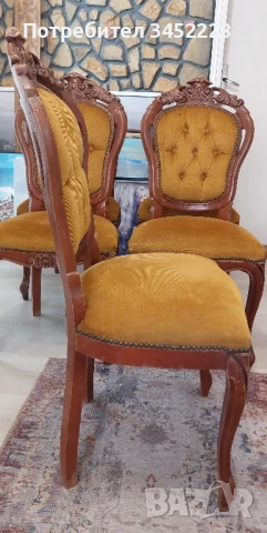 столове дърворезба за ценители 5 броя , снимка 7 - Антикварни и старинни предмети - 51170541