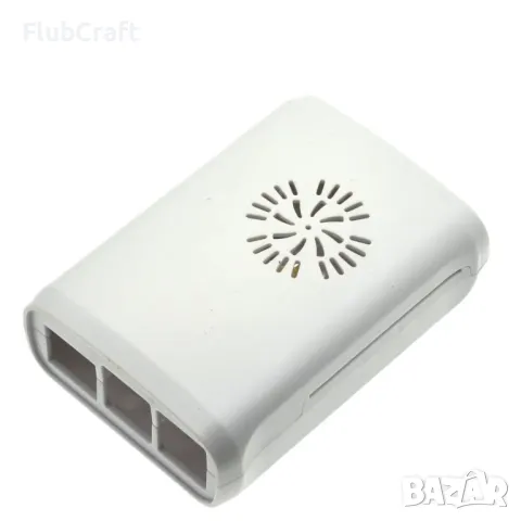 Защитен комплект: ABS кутия за Raspberry Pi 3B/2/3B+, Бял, снимка 1