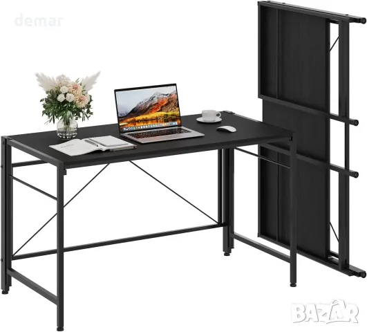 Сгъваема компютърна маса Dripex с метална рамка 110 x 50 см
