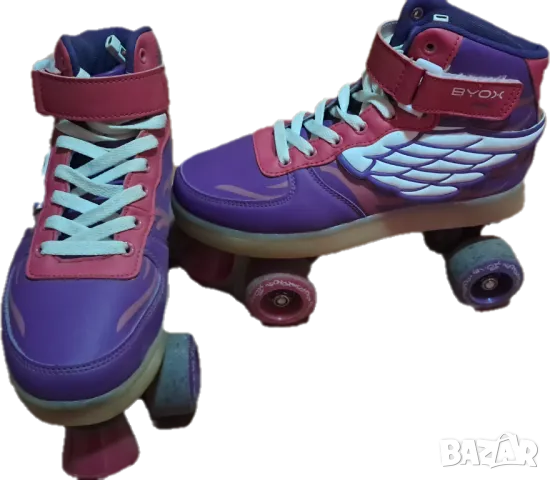  Ролкови кънки + предпазители , снимка 1