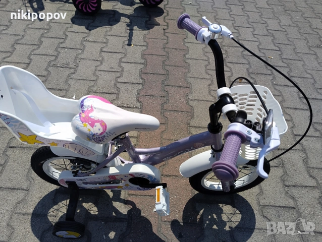 BYOX Велосипед 12" PRINCESS виолет, снимка 3 - Велосипеди - 53531712