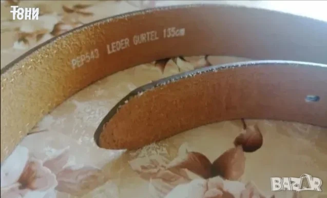 LEDER GURTEL Нов Мъжки Колан Изцяло от Естествена Кожа с Етикет 135см. , снимка 7 - Колани - 51117769