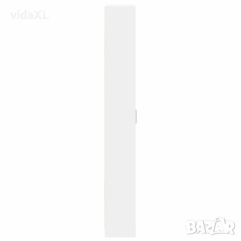vidaXL Гардероб Бяло 55 x 25 x 189 см Инженерна дървесина, снимка 7 - Гардероби - 56147054