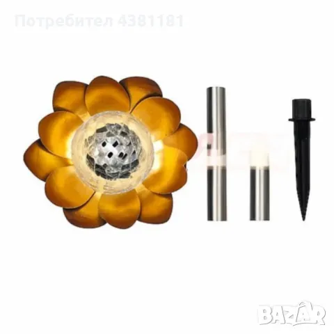 Соларни лотосови цветя – Красота и светлина за вашата градина, снимка 2 - Други - 49748151