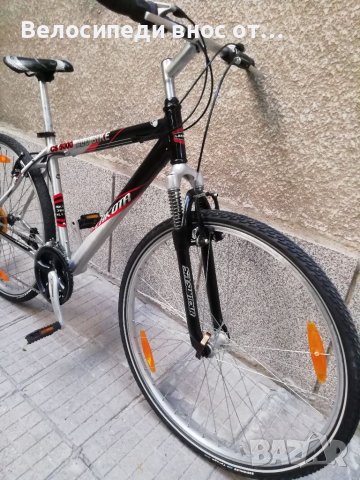 Алуминиев велосипед 28 цола 21 скорости shimano преден амортисьор много запазено технически ок , снимка 15 - Велосипеди - 41638751