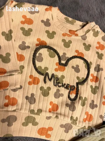 Комплект Мики Маус за момче, снимка 4 - Комплекти за бебе - 49214860