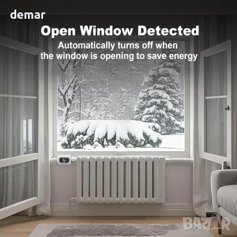 ECOBAY WIFI Радиаторен термостат, управление чрез приложение, снимка 7 - Други стоки за дома - 49843734