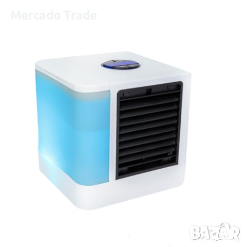 Мини охладител за въздух Mercado Trade, USB, 5W, Бял, снимка 5 - Вентилатори - 41289053