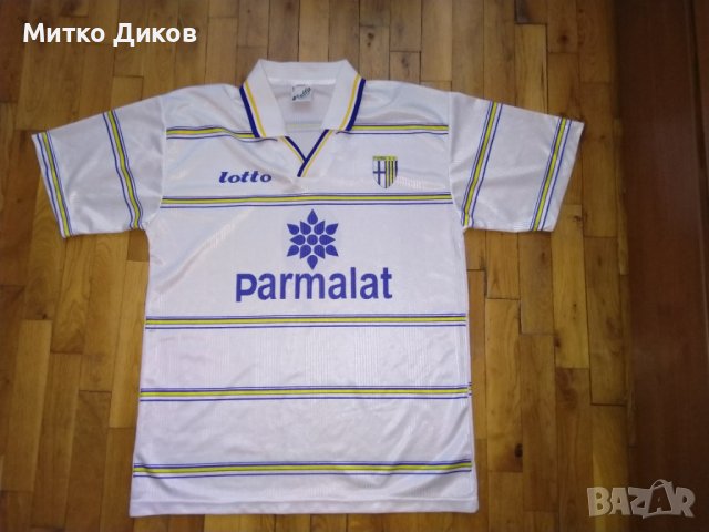Футболна тениска на Парма сезон 1998-1999 Лото №9 размер С