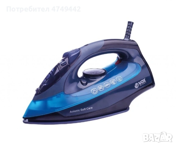 Парна ютия  - 2600W мощност, керамична плоча и висока ефективност