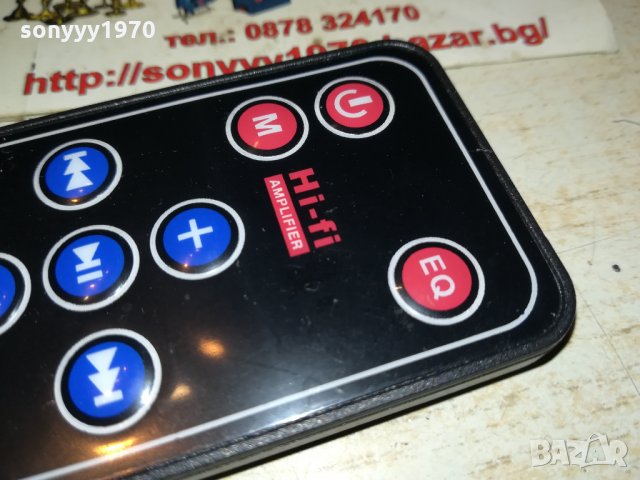 HI-FI AMPLIFIER REMOTE 1211212100, снимка 5 - Други - 34786612