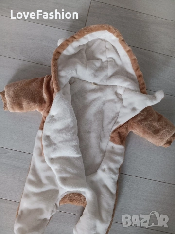 3 броя зимни дрехи връхни за бебе от 0 до 3 месеца, снимка 3 - Бебешки якета и елеци - 53220691