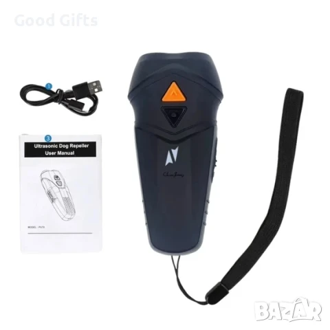 Ултразвуково устройство за защита от кучета и котки с LED светлина и USB зареждане, снимка 7 - Друга електроника - 51250859