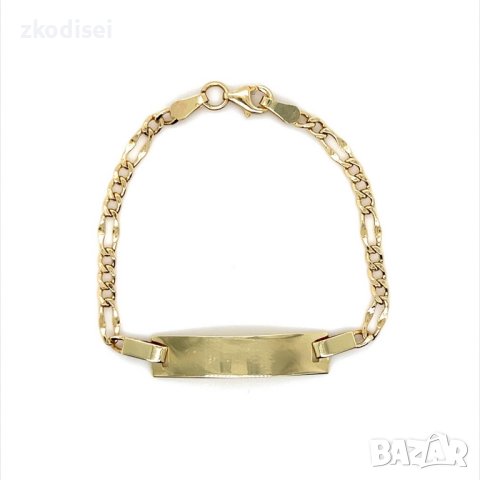 Златна детска гривна 3,11гр.14,0см. 14кр. проба:585 модел:22075-2