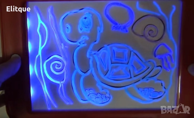 Светещ таблет за рисуване Magic Sketch Pad / 1 х Таблет/ 3 х Двустранни неонови писалки/ 1 х Гъба за, снимка 8 - Образователни игри - 52888806