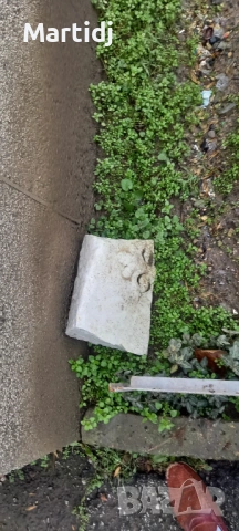 Parche mramorno s floralen element , снимка 4 - Антикварни и старинни предмети - 53452506