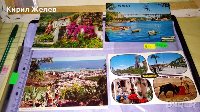 ЛИТ 4 СТАРИ ПОЩЕНСКИ КАРТИЧКИ ПОРТО АЛИКАНТЕ ТЕНЕРИФЕ КАНАРСКИ ОСТРОВИ ТЕМА КУРОРТИ ЕКЗОТИКА 32332