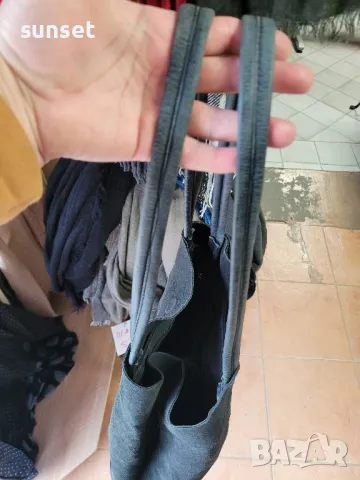 голяма черна торба, ЕСТЕСТВЕНА кожа Birger& Mikkelsen( 102£  в интернет), снимка 8 - Чанти - 48767949