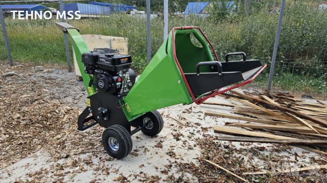 Дробилка за клони  GS-1500/ 4-6 м³/час/ 15 к.с. Безплатна доставка, снимка 2 - Градинска техника - 42076375