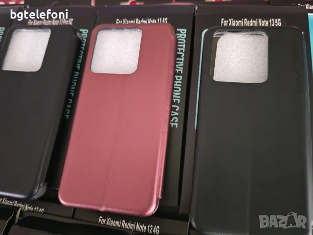 Xiaomi Redmi 12,Note 12 4G/5G,Note 13 4G/5G,Note 12 Pro /13 Pro тефтер, снимка 9 - Калъфи, кейсове - 48395849