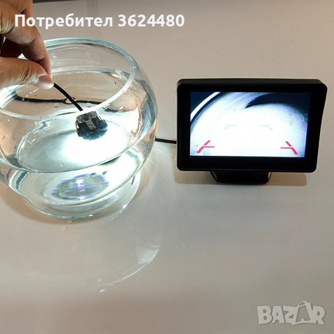 Водоустойчива камера за задно виждане с нощен режим с хоризонтален монтаж, снимка 4 - Аксесоари и консумативи - 39672170