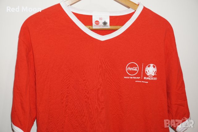 Оригинална Тениска на Coca Cola Uefa Euro 2020 Размер XL, снимка 2 - Колекции - 42142504